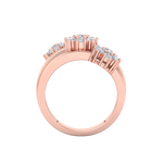 Load image into Gallery viewer, Beautiful ring in rose gold with white diamonds of 0.88 ct in weight
