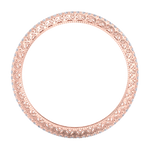 Load image into Gallery viewer, Diamond bangle in rose gold with white diamonds of 11.04 ct in weight