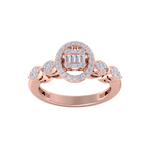 Load image into Gallery viewer, Beautiful ring in yellow gold with white diamonds of 0.52 ct in weight