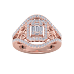 Load image into Gallery viewer, Fashion ring in white gold with white diamonds of 0.96 ct in weight