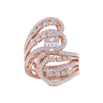 Load image into Gallery viewer, Beautiful ring in white gold with white diamonds of 1.69 ct in weight