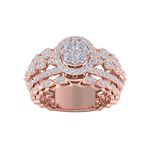 Load image into Gallery viewer, Beautiful Diamond ring in rose gold with white diamonds of 1.33 ct in weight