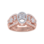 Load image into Gallery viewer, Diamond ring in yellow gold with white diamonds of 0.99 ct in weight