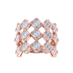 Load image into Gallery viewer, Diamond ring in white gold with white diamonds of 2.06 ct in weight