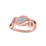 Load image into Gallery viewer, Beautiful ring in rose gold with white diamonds of 0.21 ct in weight