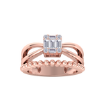 Load image into Gallery viewer, Diamond ring in yellow gold with white diamonds of 0.25 ct in weight