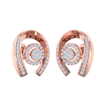 Load image into Gallery viewer, Statement earrings in white gold with white diamonds of 0.53 ct in weight