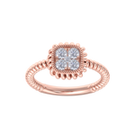 Load image into Gallery viewer, Diamond ring in white gold with white diamonds of 0.42 ct in weight