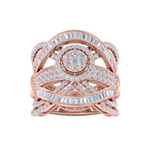 Load image into Gallery viewer, Statement Diamond ring in white gold with white diamonds of 2.32 ct in weight