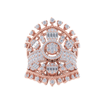 Load image into Gallery viewer, Statement ring in rose gold with white diamonds of 2.69 ct in weight