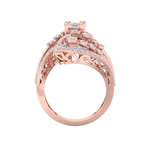 Load image into Gallery viewer, Beautiful ring in rose gold with white diamonds of 1.69 ct in weight