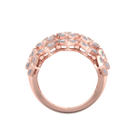 Load image into Gallery viewer, Diamond ring in rose gold with white diamonds of 2.06 ct in weight