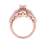 Load image into Gallery viewer, Statement ring in white gold with white diamonds of 1.91 ct in weight