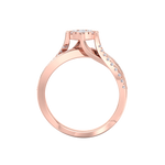 Load image into Gallery viewer, Diamond ring in white gold with white diamonds of 0.58 ct in weight