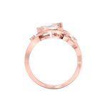 Load image into Gallery viewer, Beautiful ring in rose gold with white diamonds of 0.21 ct in weight