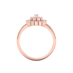 Load image into Gallery viewer, Beautiful ring in rose gold with white diamonds of 0.60 ct in weight