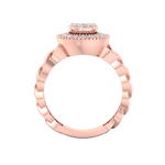 Load image into Gallery viewer, Beautiful ring in rose gold with white diamonds of 0.41 ct in weight