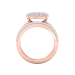 Load image into Gallery viewer, Diamond ring in yellow gold with white diamonds of 2.63 ct in weight
