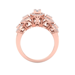 Load image into Gallery viewer, Beautiful ring in yellow gold with white diamonds of 0.63 ct in weight