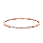 Load image into Gallery viewer, Classic bracelet in white gold with white diamonds of 2.40 ct in weight
