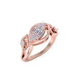 Load image into Gallery viewer, Beautiful ring in rose gold with white diamonds of 0.21 ct in weight