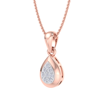 Load image into Gallery viewer, Cute Pendant in yellow gold with white diamonds of 0.09 ct in weight