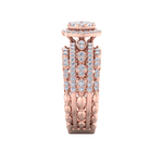 Load image into Gallery viewer, Beautiful Diamond ring in rose gold with white diamonds of 1.33 ct in weight