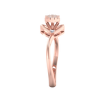 Load image into Gallery viewer, Elegant ring in yellow gold with white diamonds of 0.22 ct in weight