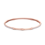 Load image into Gallery viewer, Classic bracelet in yellow gold with white diamonds of 2.40 ct in weight