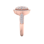 Load image into Gallery viewer, Beautiful ring in rose gold with white diamonds of 1.09 ct in weight