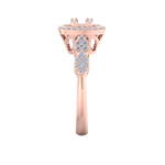 Load image into Gallery viewer, Beautiful ring in rose gold with white diamonds of 0.52 ct in weight