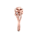 Load image into Gallery viewer, Beautiful ring in rose gold with white diamonds of 0.21 ct in weight