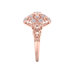 Load image into Gallery viewer, Diamond ring in yellow gold with white diamonds of 0.26 ct in weight