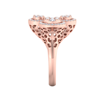 Load image into Gallery viewer, Statement ring in yellow gold with white diamonds of 0.73 ct in weight