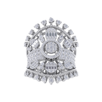 Load image into Gallery viewer, Statement ring in white gold with white diamonds of 2.69 ct in weight