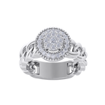 Load image into Gallery viewer, Beautiful ring in rose gold with white diamonds of 0.41 ct in weight