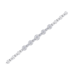 Load image into Gallery viewer, Statement bracelet in white gold with white diamonds of 1.92 ct in weight