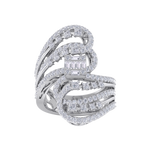 Load image into Gallery viewer, Beautiful ring in white gold with white diamonds of 1.69 ct in weight