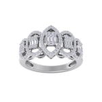 Load image into Gallery viewer, Beautiful ring in white gold with white diamonds of 0.63 ct in weight