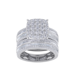 Load image into Gallery viewer, Diamond ring in rose gold with white diamonds of 2.63 ct in weight