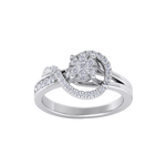 Load image into Gallery viewer, Diamond ring in rose gold with white diamonds of 0.43 ct in weight