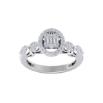 Load image into Gallery viewer, Beautiful ring in rose gold with white diamonds of 0.52 ct in weight