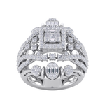 Load image into Gallery viewer, Beautiful ring in white gold with white diamonds of 1.64 ct in weight