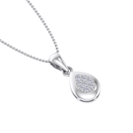 Load image into Gallery viewer, Cute Pendant in rose gold with white diamonds of 0.09 ct in weight