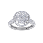 Load image into Gallery viewer, Beautiful ring in rose gold with white diamonds of 1.09 ct in weight