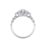 Load image into Gallery viewer, Diamond ring in white gold with white diamonds of 0.26 ct in weight