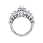 Load image into Gallery viewer, Statement ring in yellow gold with white diamonds of 2.69 ct in weight