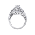 Load image into Gallery viewer, Beautiful ring in rose gold with white diamonds of 1.69 ct in weight