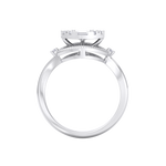 Load image into Gallery viewer, Elegant ring in rose gold with white diamonds of 0.22 ct in weight