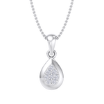 Load image into Gallery viewer, Cute Pendant in white gold with white diamonds of 0.09 ct in weight